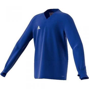 adidas Kids Condivo 18 Player Focus Training Top - Bold Blue/White, Size 140