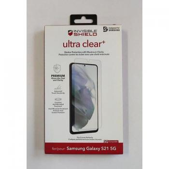 Protector de Pantalla InvisibleShield Ultra Clear+ para Samsung Galaxy S21, Resistente a Daños y Transparente