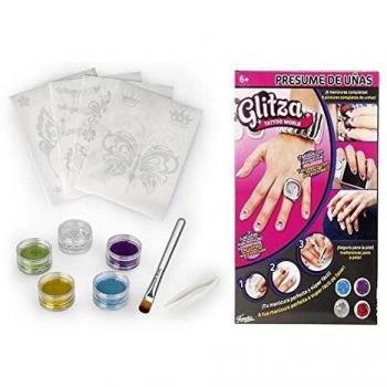 Glitza Famosa- Tatuajes fashion para decorar tu móvil y uñas, surtido