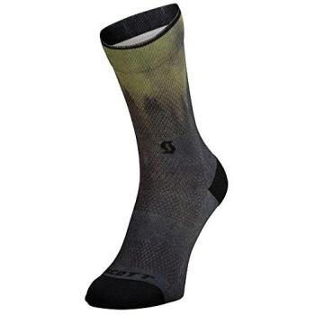 Calcetín Running SCOTT TRAIL TREE CREW - Ajuste Perfecto, Resistencia a la Abrasión y Comodidad, Verde y Negro, Talla 38-40 Unisex Adulto