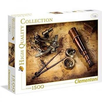 Clementoni Puzzle 1500 Piezas Course to The Treasure, Color Menta