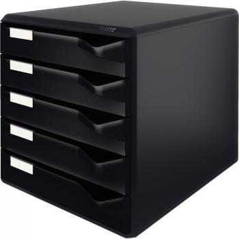 Ladenblok Leitz A4 con 5 cajones, color negro