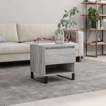Mesa de centro Sonoma gris 50x46x50 cm madera multicapa