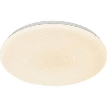 Lámpara de techo inteligente blanca 38 cm con efecto estrella, LED y mando a distancia - Extrema