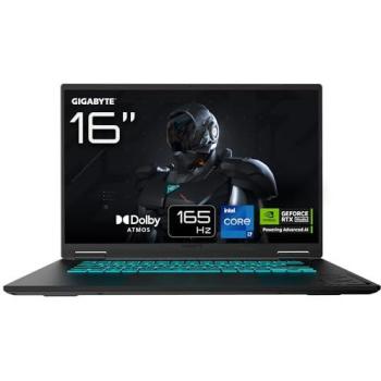 Portátil Gaming GIGABYTE A16 - 16 WUXGA, Intel Core i7-13620H, 16GB RAM DDR5, 1TB SSD Gen4, NVIDIA GeForce RTX 5050, Dolby Atmos