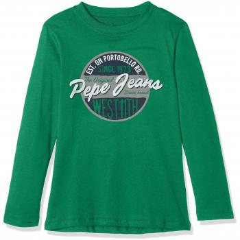 Pepe Jeans Jin Jr, Camiseta para Niños, Verde