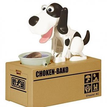 zhoke Cute perro el robo de dinero Moneda Caja de dinero Hucha Hucha