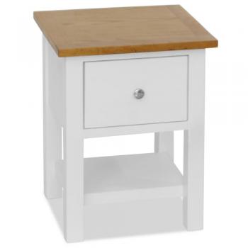 vidaXL Nightstand 36x30x47 cm Solid Oak Wood