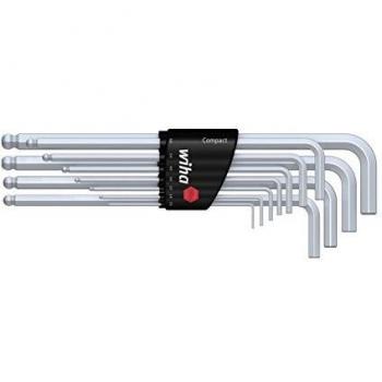 WIHA 36453 - Juego de llaves Allen en soporte Compact 369H11 Compact Ref. 369H11