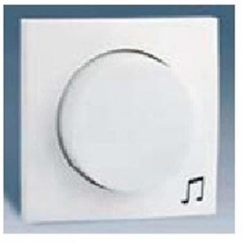 Tapa y Botón Potenciómetro Altavoz Simon 28 Blanco Nieve 0701015964