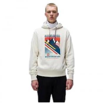 Sudadera con Capucha Napapijri B-Portalet Beige para Hombre - Talla XL, Casual, Deportivo, Algodón