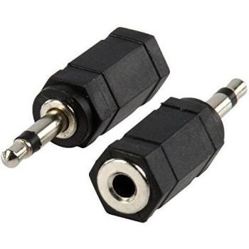 VALUELINE AC-002 Adaptador Jack 3'5, Negro