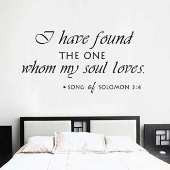 ZooYoo - Vinilo adhesivo decorativo para pared, diseño de 2 manos y texto en inglés