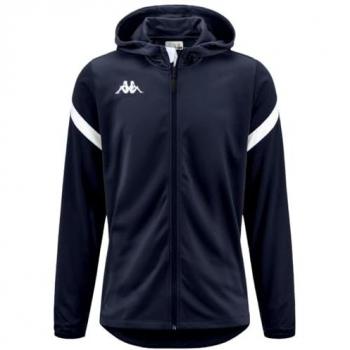 Sudadera de Hombre Kappa Dolve Azul Marino y Blanco, Talla L