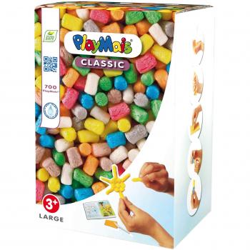 PlayMais - Caja de material para moldear en colores variados tamaño grande