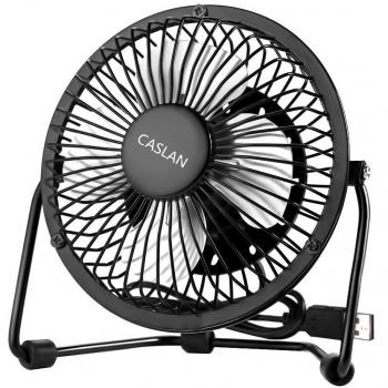 HUALANS Ventilador USB, Ventilador de Mesa de 4 Pulgadas f¨¢CIL de Llevar Potente y silencioso Compatible con PC/Port¨¢Til Grande para el hogar, Oficina.