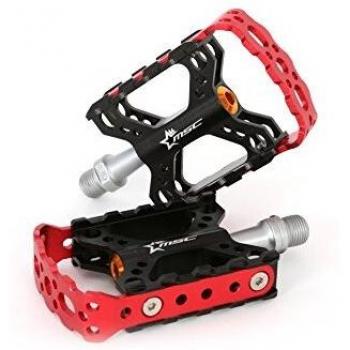 Msc Bikes AR03CRD Pedales de Plataforma, Adultos Unisex, Rojo, Talla Única