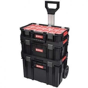 Qbrick System TWO Set Plus Mobile Tool Kit with Wheels - 3 Drawer Organizer