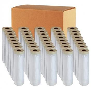 Caja de 30 Rollos de Plástico con Cinta Adhesiva 80º - 90 cm x 22,5 mts