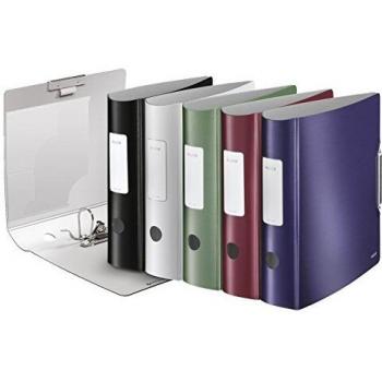 Carpeta de Palanca LEITZ Active Style A4, 180 grados, 80 mm, colores surtidos (paquete de 5)
