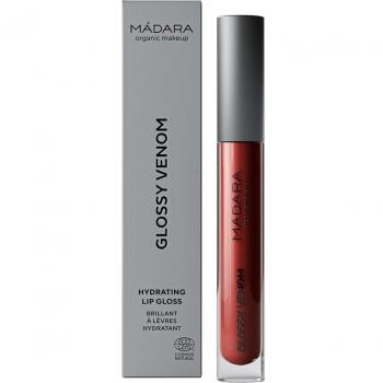 MÁDARA Organic Skincare Glossy Venom Hydrating Lip Gloss 75 Vegan Red 1 Unit