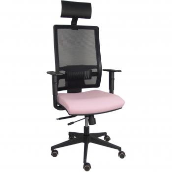 Silla de Oficina con Cabecero P&C Horna Traslack Bali Rosa