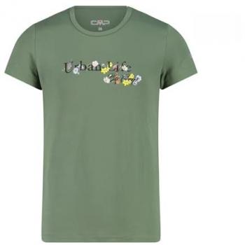 Camiseta de Manga Corta CMP para Niñas con Estampado 31t8395