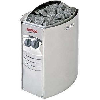 Calefactor Eléctrico Harvia Vega 6 kW para Saunas, Unidad de control empotrada BC60, Capacidad para 5 - 8 m³, Tensión 400 V 3N o 240 V
