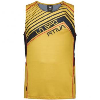 La Sportiva Camiseta Sin Mangas Slipstream Tank Amarillo Negro XL