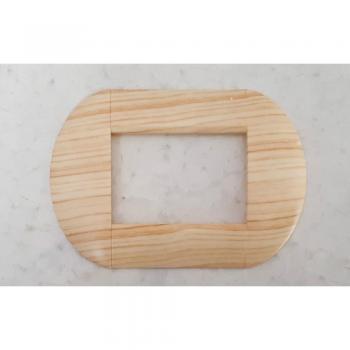 Placa Compatible Living International Bticino Pino Claro 7 Foros