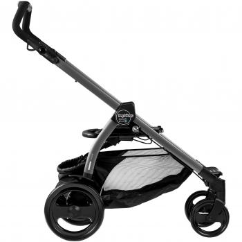 Peg-Pérego Book Plus 51 - Chasis, incluye cestilla, color negro/gris