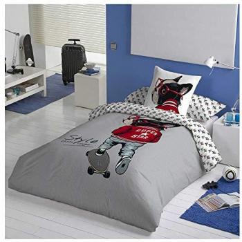 Funda Nórdica Infantil/Juvenil Reversible Carlino Cama de 90 con Funda de Almohada