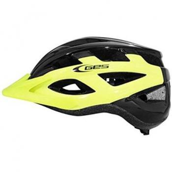 Ges Casco VARIK (58-62), Adultos Unisex, Negro/Amarillo (Multicolor), L