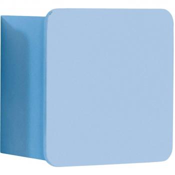 Alondra H555-G1700 - Box armario pequeño infantil de pared, con puerta, color celeste brillo