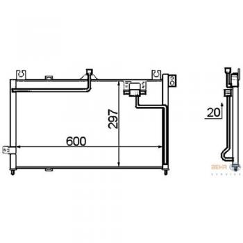 Hella 8FC 351 306-121 condensador