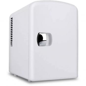 Denver MFR-400WHITE Mini Frigorífico Portátil 4L con Función de Refrigeración y Calefacción, Color Blanco