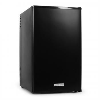 Klarstein MKS-9 nevera (mininevera, 66 litros, fácil de limpiar, silencioso, temperatura ajustable, diseño dolce vita, tirador uñero, clase energética A) - negro