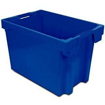 Tayg Euro-caja para almacén y transporte 6440, Azul, 600 x 400 x 400 mm
