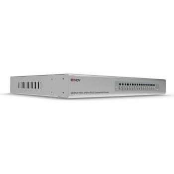 Lindy 16-Port Rack-Mountable VGA, USB & PS/2 KVM Switch