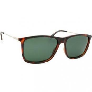 Polaroid Men's Polarized Rectangular Sunglasses PLD 4130/S/X 086 in Havana Color