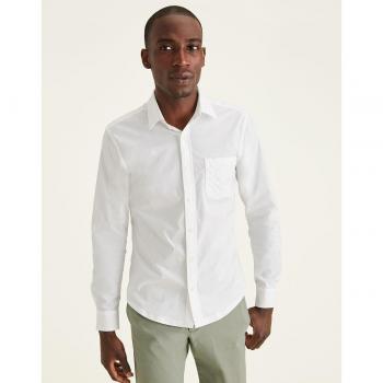 Camisa slim fit blanca Dockers
