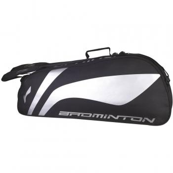 Li-Ning 6 bolsa de bádminton raqueta Thermo poliéster – 2 compartimento bolsa RRP £55
