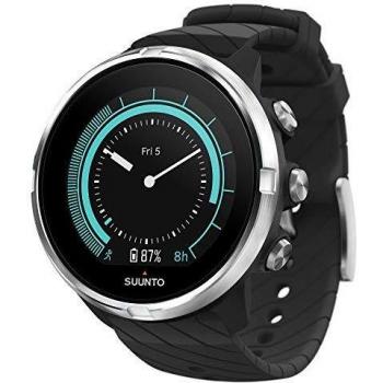 Suunto 9 Reloj deportivo GPS con batería de larga duración y medición de la frecuencia cardiaca en la muñeca, Negro, SS050142000