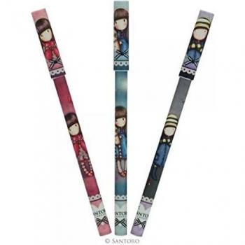 Santoro's Gorjuss - Set of 3 Slim Ball Pens by Gorjuss