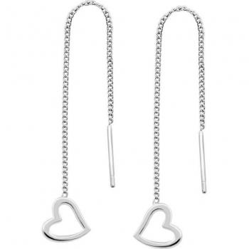 Pendientes Corazón Time Road WS03247 Plata