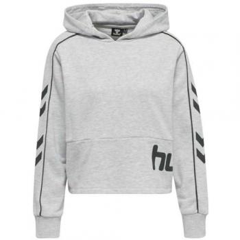 Sudadera con capucha cropped para mujer Hummel LGC Yoko Gris S