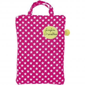 Pioupiou et Merveilles peluche plaid-en-sac rosa Etoiles