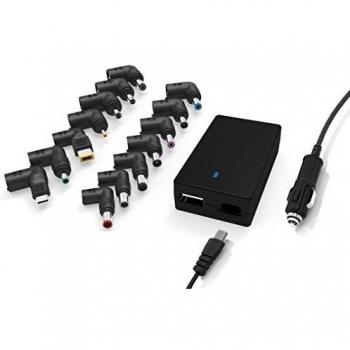 MicroBattery MBXUN-90W-DC0001 Adaptador e inversor de Corriente Auto Negro - Fuente de alimentación