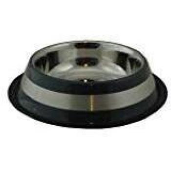 Papillon Comedero Acero Antideslizante para Perros y Gatos. 2 Rayas Grises - 0,68 l