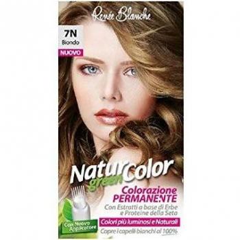 Tinte Permanente para Cabello Renée Blanche Natur Color 7N Rubio Verde